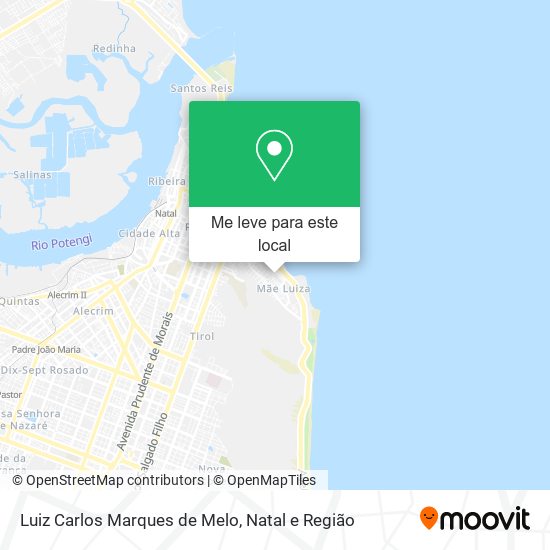 Luiz Carlos Marques de Melo mapa