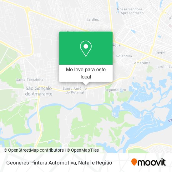 Geoneres Pintura Automotiva mapa