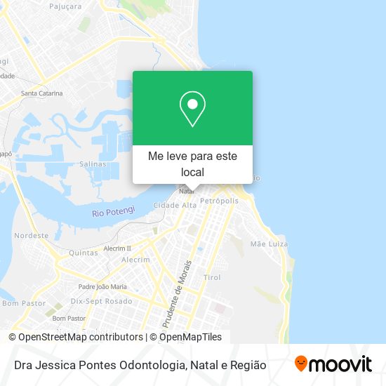 Dra Jessica Pontes Odontologia mapa