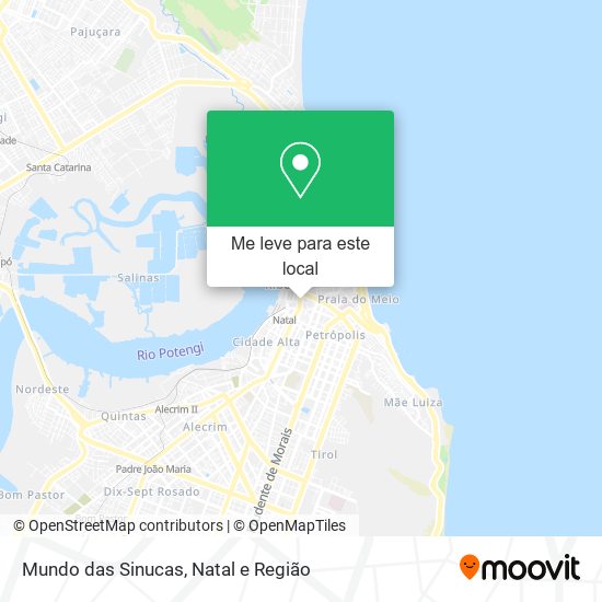 Mundo das Sinucas mapa