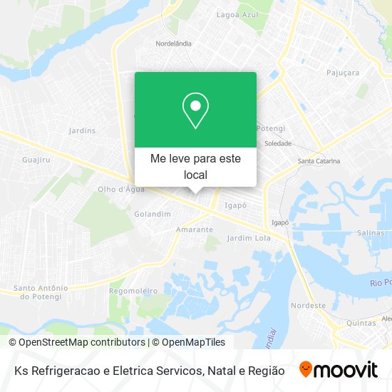 Ks Refrigeracao e Eletrica Servicos mapa