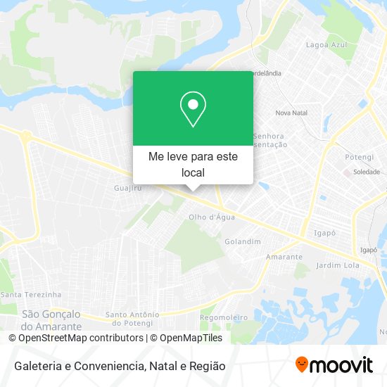 Galeteria e Conveniencia mapa