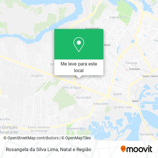 Rosangela da Silva Lima mapa