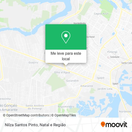 Nilza Santos Pinto mapa