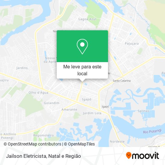 Jailson Eletricista mapa