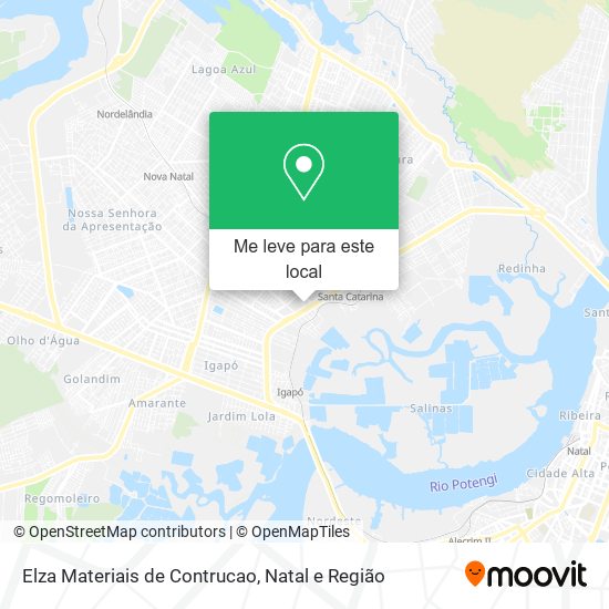 Elza Materiais de Contrucao mapa