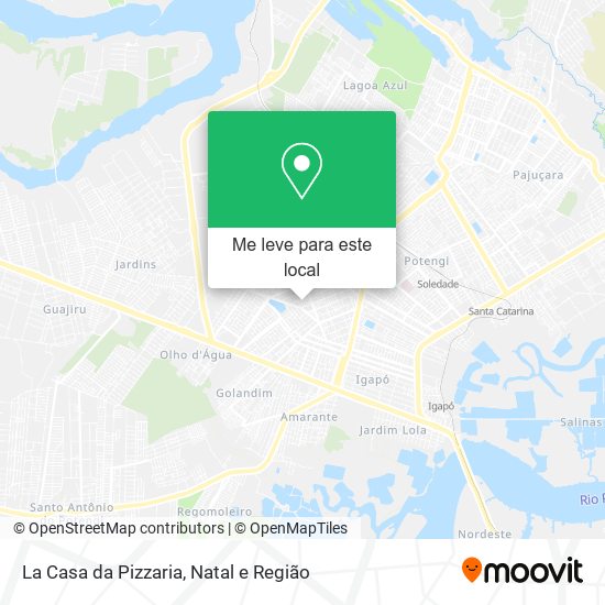 La Casa da Pizzaria mapa