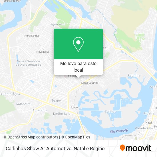 Carlinhos Show Ar Automotivo mapa