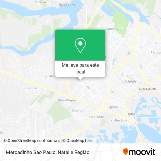 Mercadinho Sao Paulo mapa