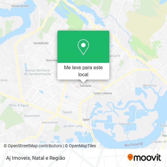 Aj Imoveis mapa