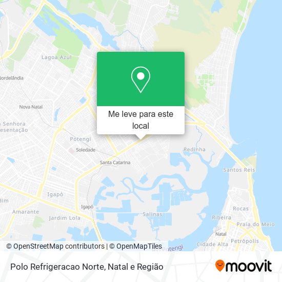 Polo Refrigeracao Norte mapa