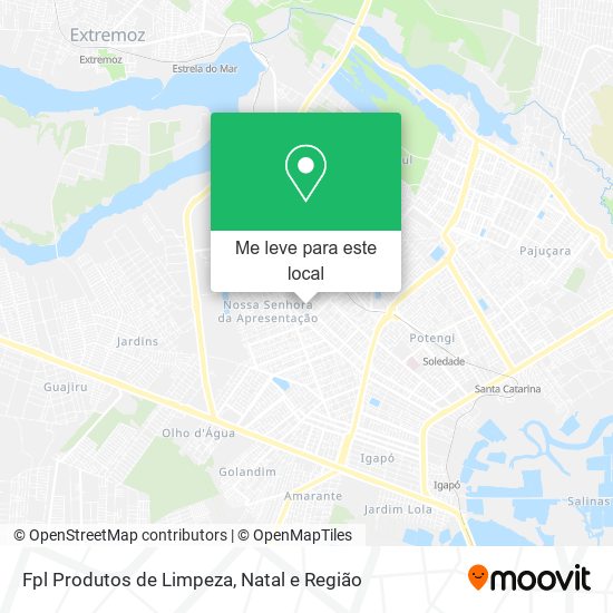 Fpl Produtos de Limpeza mapa