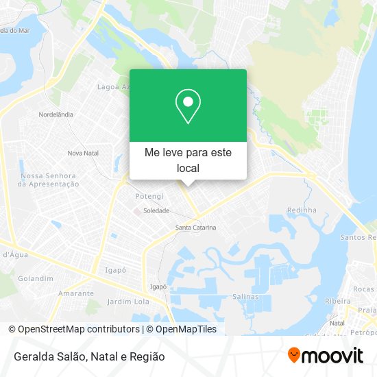 Geralda Salão mapa