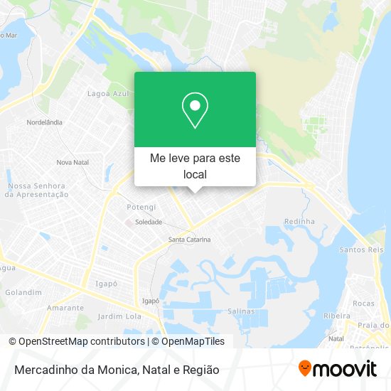 Mercadinho da Monica mapa