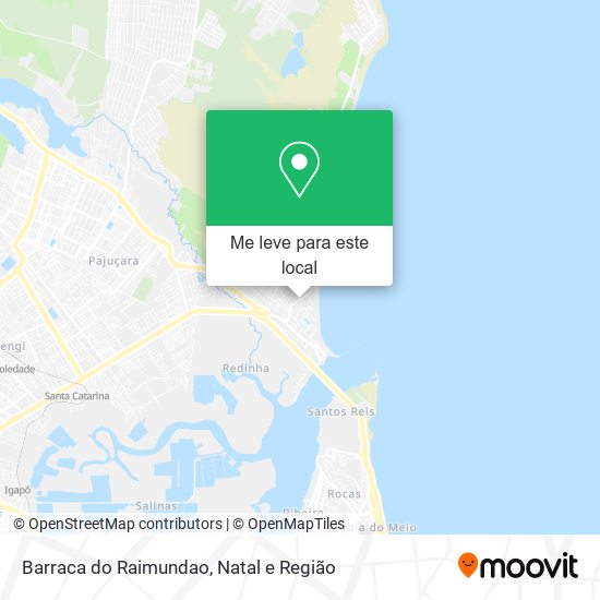 Barraca do Raimundao mapa
