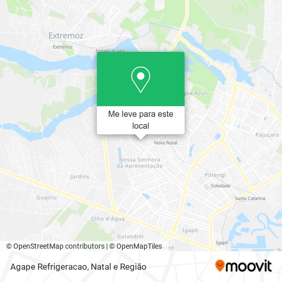 Agape Refrigeracao mapa