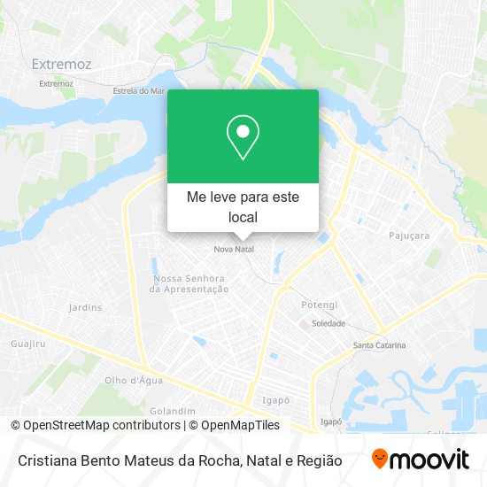 Cristiana Bento Mateus da Rocha mapa
