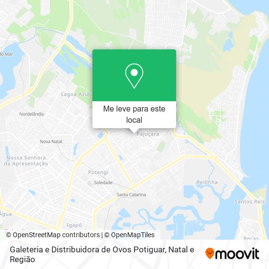 Galeteria e Distribuidora de Ovos Potiguar mapa