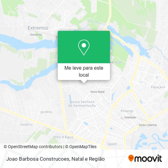 Joao Barbosa Construcoes mapa