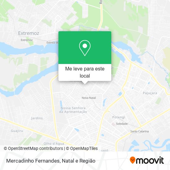 Mercadinho Fernandes mapa