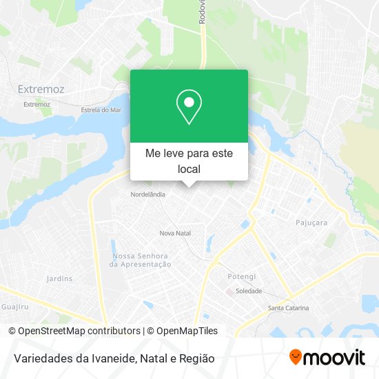 Variedades da Ivaneide mapa