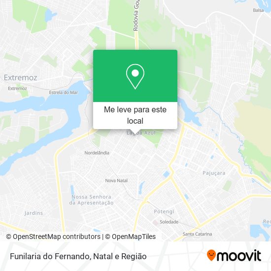 Funilaria do Fernando mapa