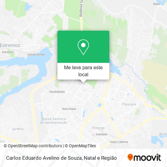 Carlos Eduardo Avelino de Souza mapa