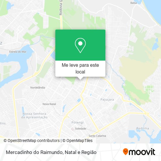 Mercadinho do Raimundo mapa