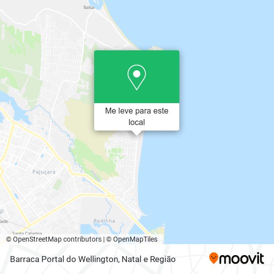 Barraca Portal do Wellington mapa