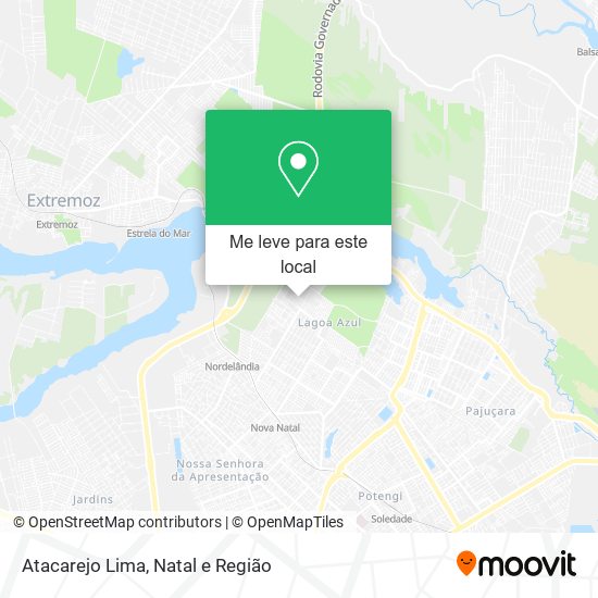 Atacarejo Lima mapa
