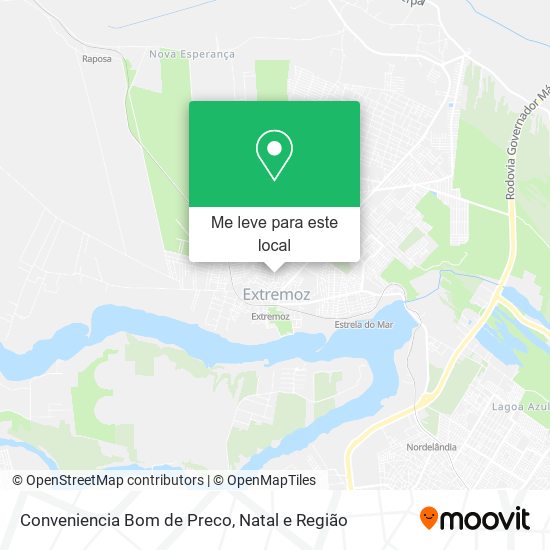 Conveniencia Bom de Preco mapa