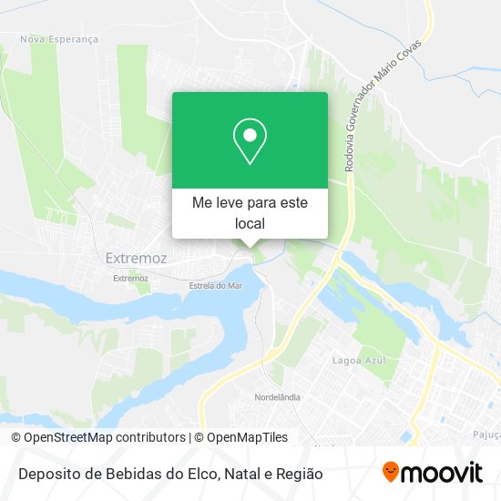 Deposito de Bebidas do Elco mapa