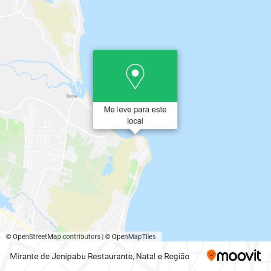 Mirante de Jenipabu Restaurante mapa