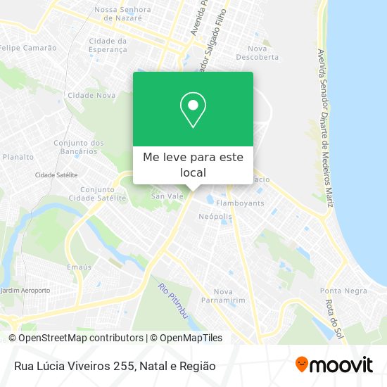Rua Lúcia Viveiros 255 mapa