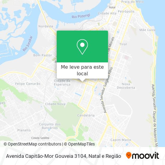 Avenida Capitão-Mor Gouveia 3104 mapa