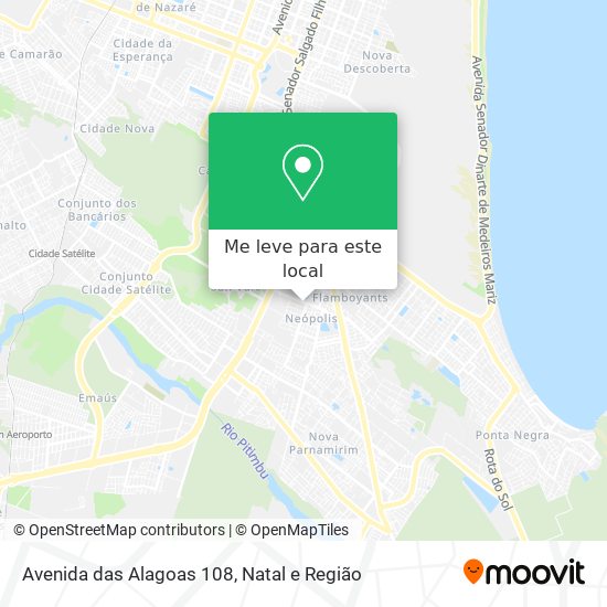 Avenida das Alagoas 108 mapa