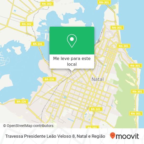 Travessa Presidente Leão Veloso 8 mapa