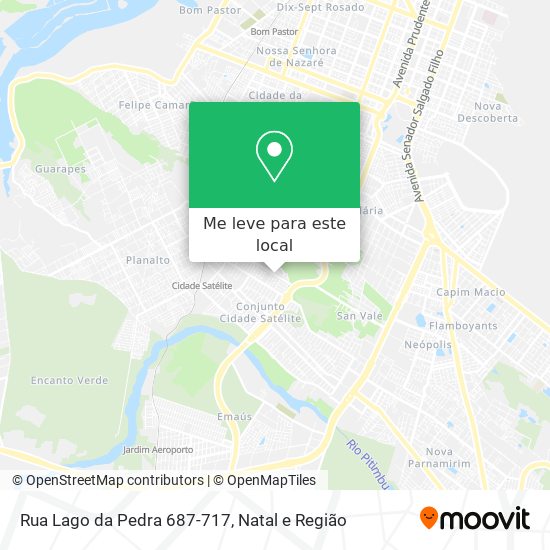 Rua Lago da Pedra 687-717 mapa