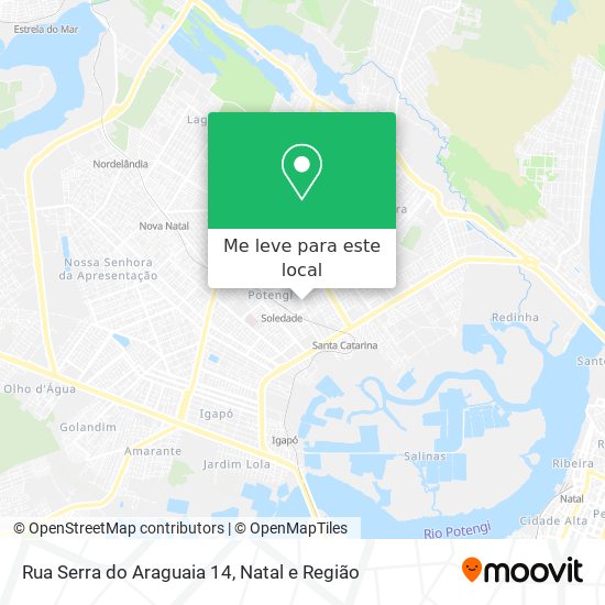 Rua Serra do Araguaia 14 mapa