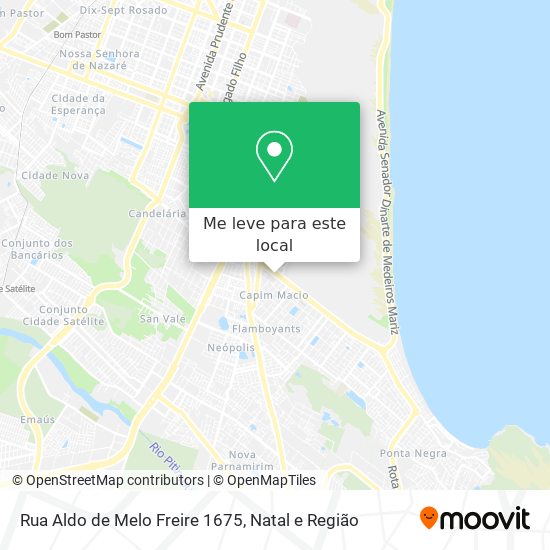 Rua Aldo de Melo Freire 1675 mapa
