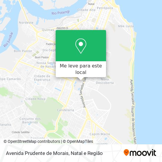 Avenida Prudente de Morais mapa