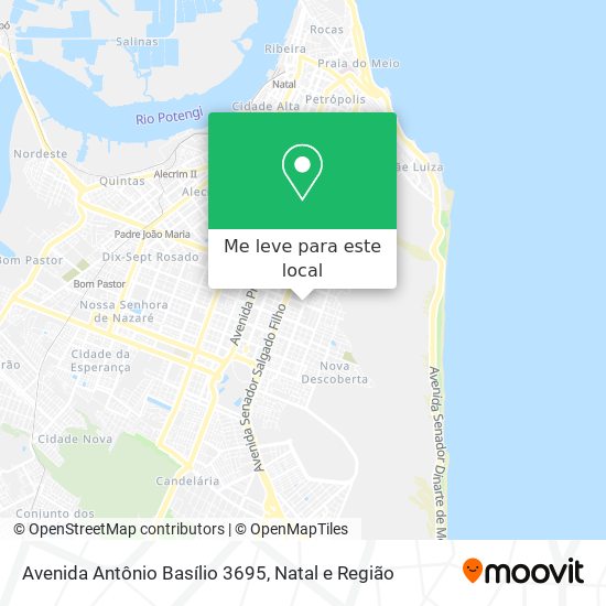 Avenida Antônio Basílio 3695 mapa