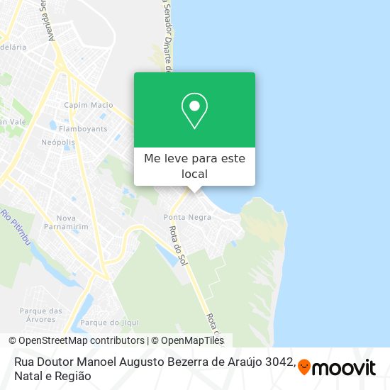 Rua Doutor Manoel Augusto Bezerra de Araújo 3042 mapa