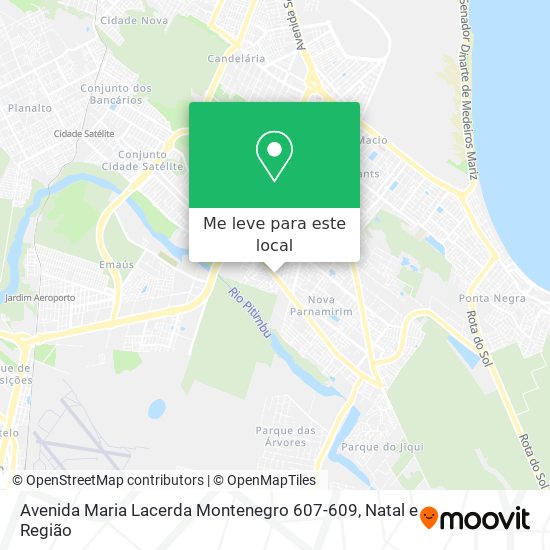 Avenida Maria Lacerda Montenegro 607-609 mapa