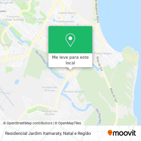 Residencial Jardim Itamaraty mapa