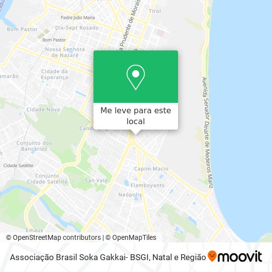 Associação Brasil Soka Gakkai- BSGI mapa