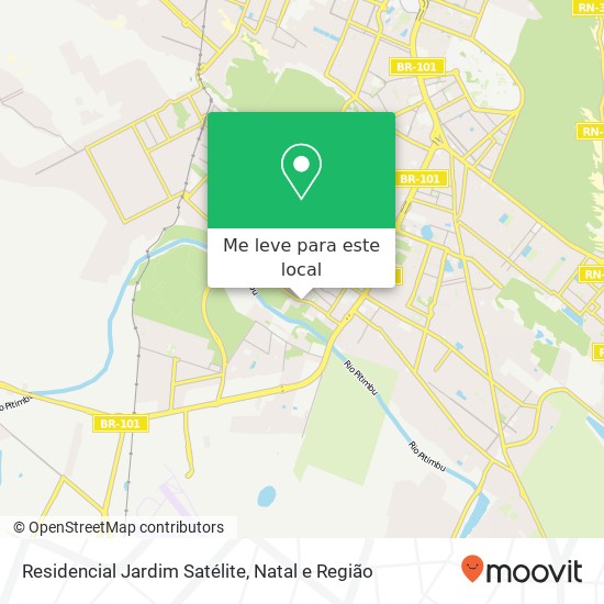 Residencial Jardim Satélite mapa