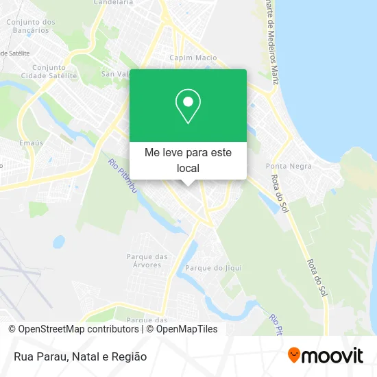Rua Parau mapa