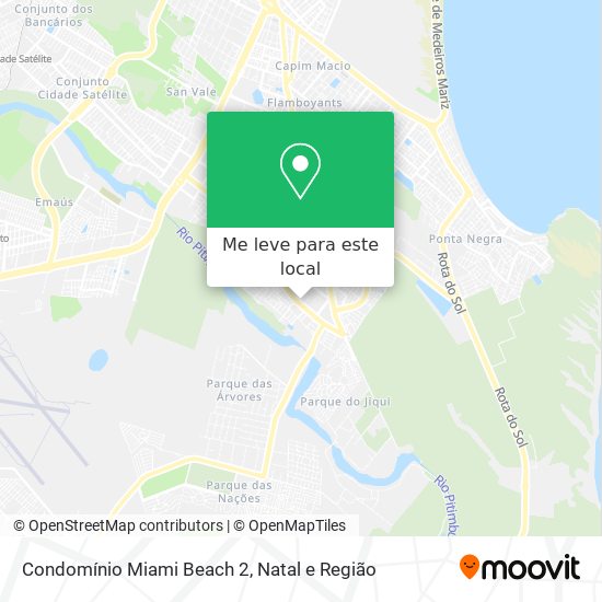 Condomínio Miami Beach 2 mapa