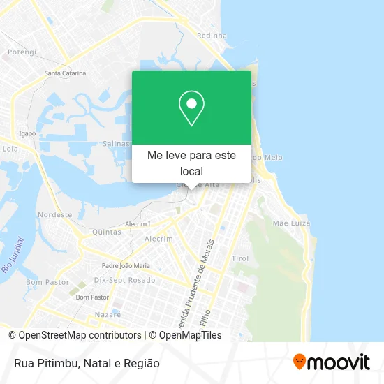 Rua Pitimbu mapa